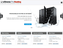 Tablet Screenshot of extreme-prohosting.com